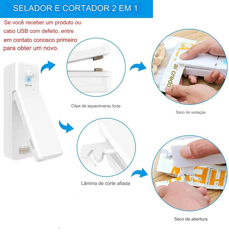 Mini Selador Térmico Plus 2x1