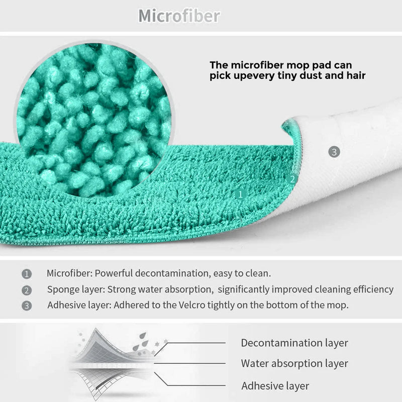 Esfregão com tecido de micro fibra