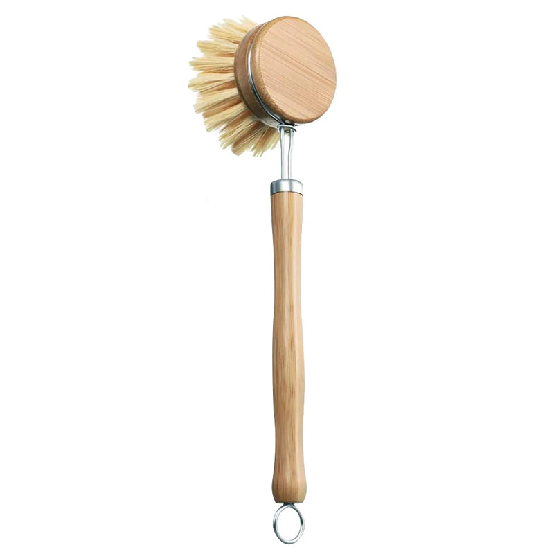 Escova de bambu para limpeza