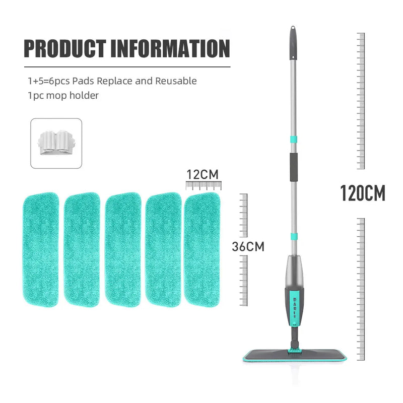 Esfregão com tecido de micro fibra